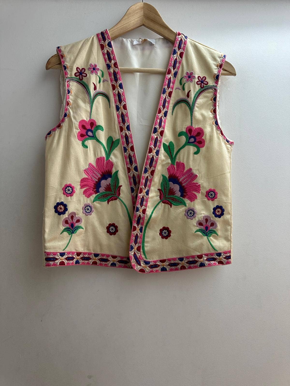 Embroidered vest