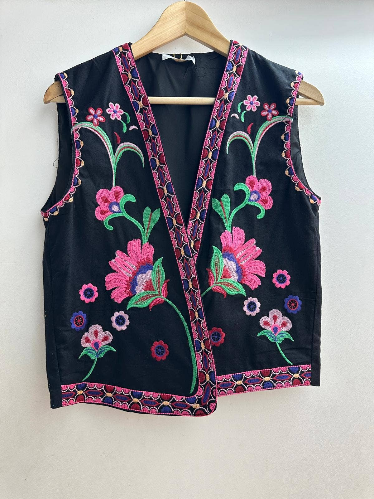 Embroidered vest